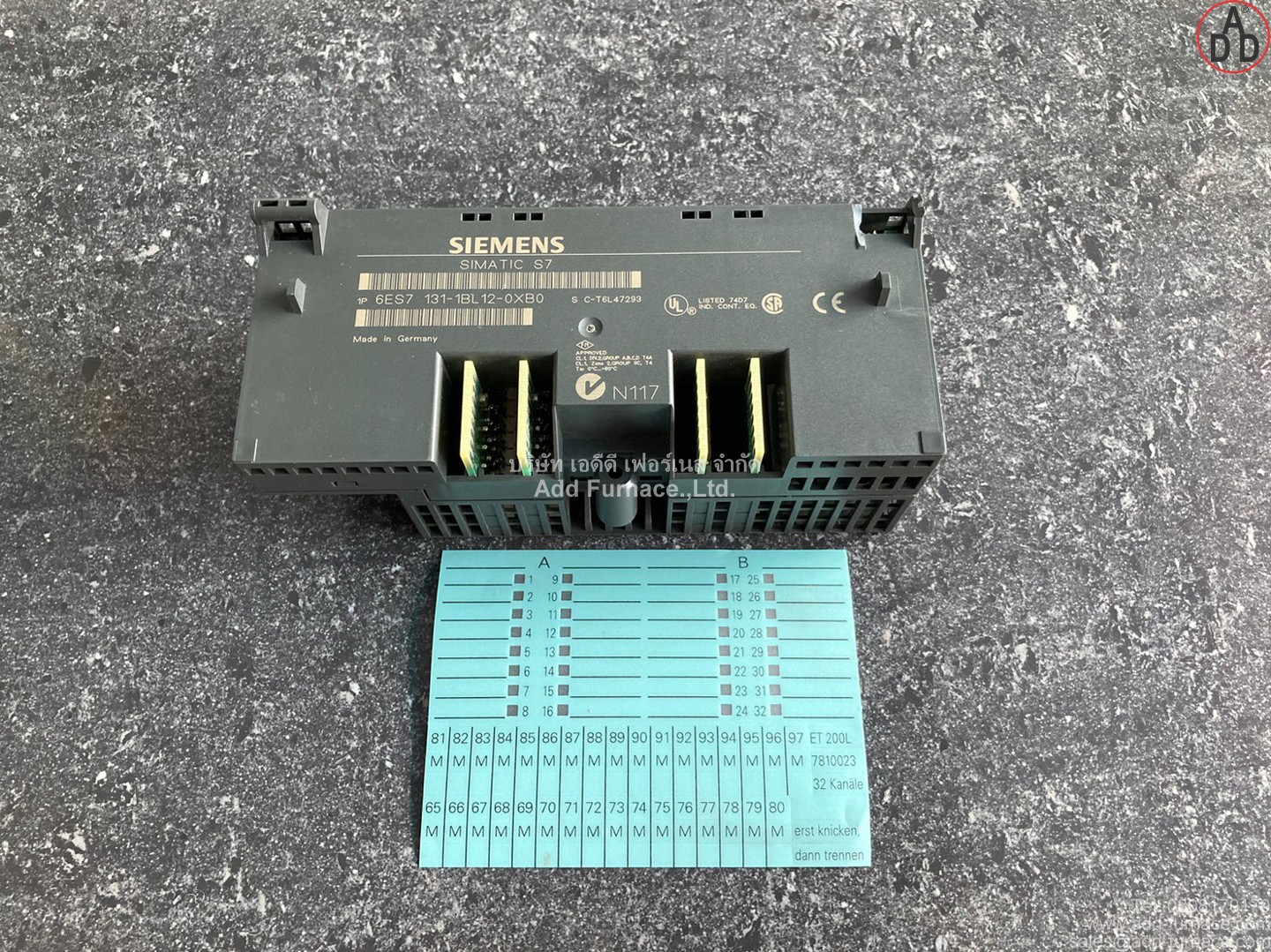 6ES7 131-1BL 12-0XB0 | SIEMENS PLC - บริษัท เอดีดี เฟอร์เนส จำกัด